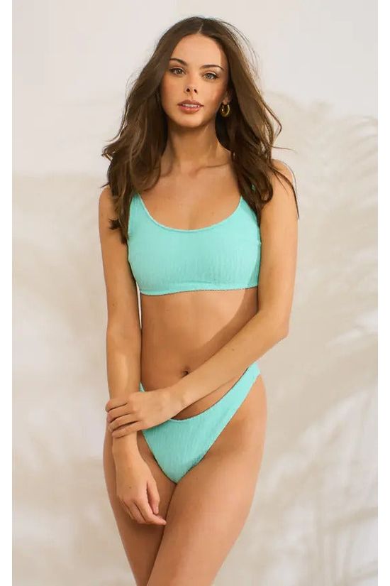 Mint Crinkle Bikini MCB25