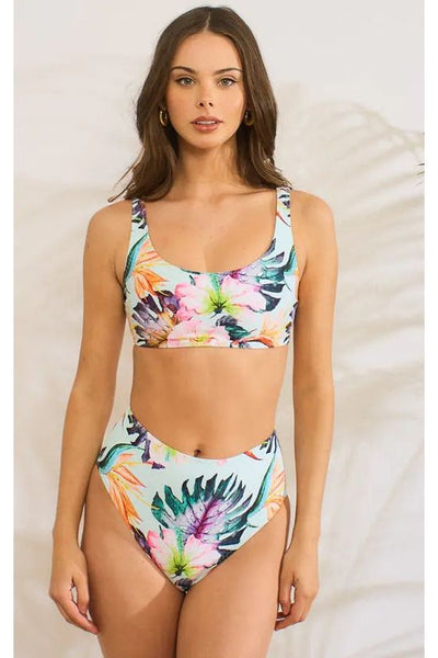 Multi Color - Paradise High Waist Bikini by Maribela