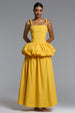 Sierra Classic Tailored Square Neck Puff Maxi Dress by Bella Barnett