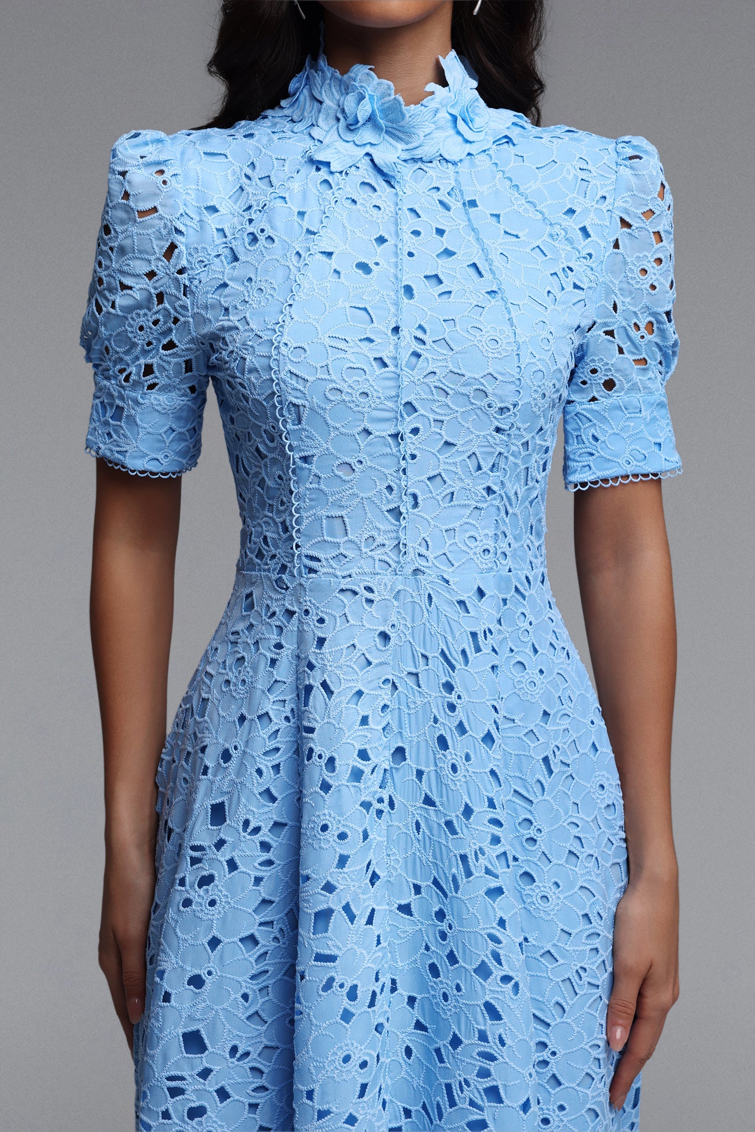Kitsu Short Sleeve Midi Dress C260450141