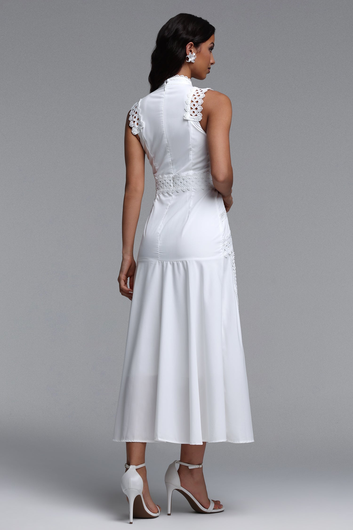 Inez Resort Contour Sleeveless Woven Maxi Dress C260500010