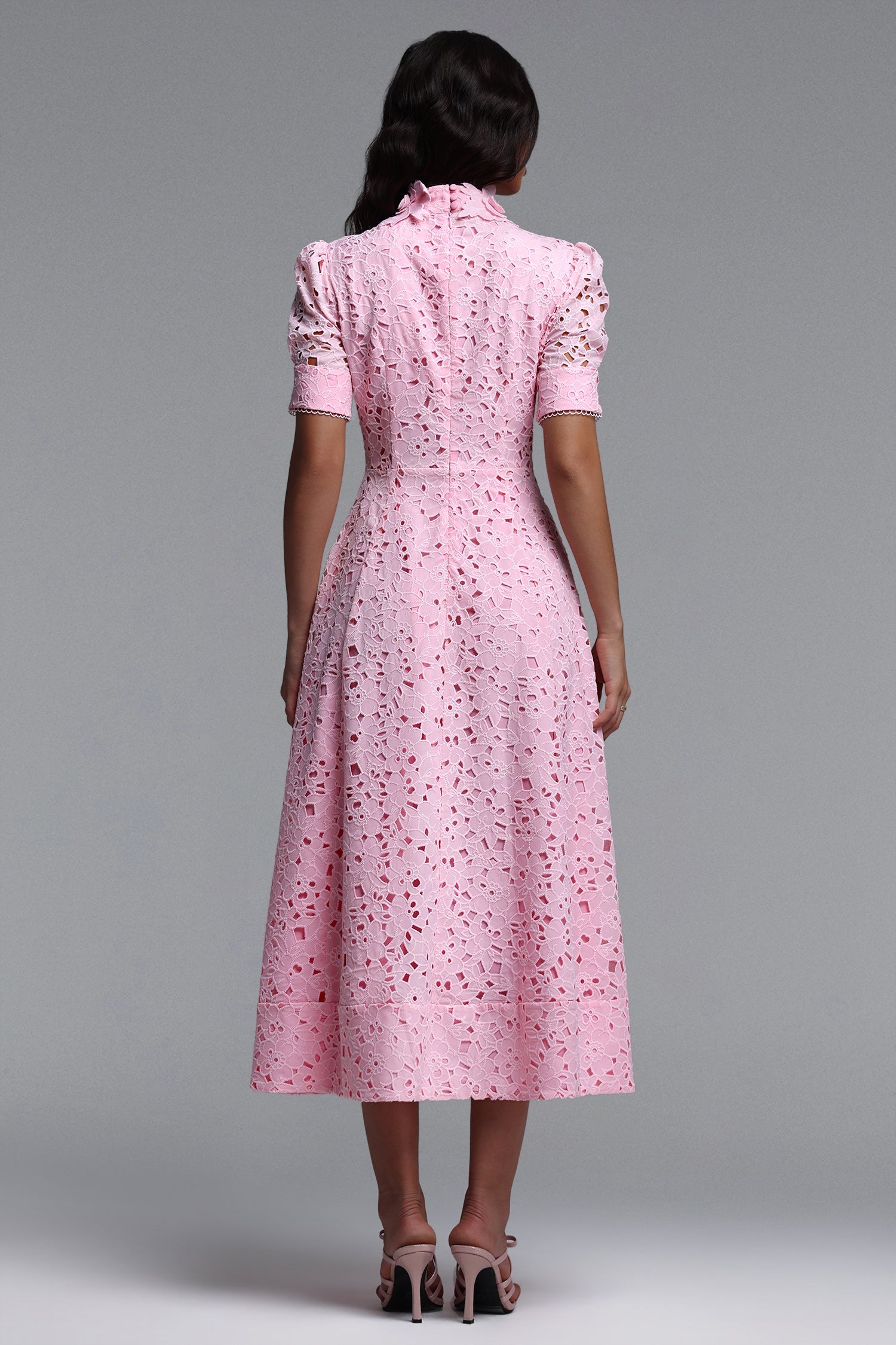 Kitsu Short Sleeve Midi Dress C260450143