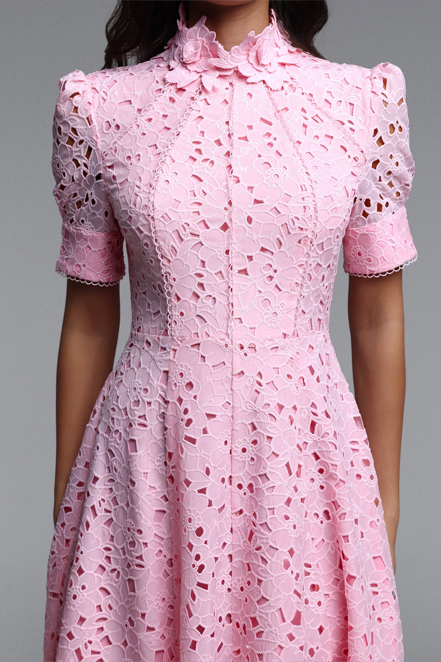 Kitsu Short Sleeve Midi Dress C260450143