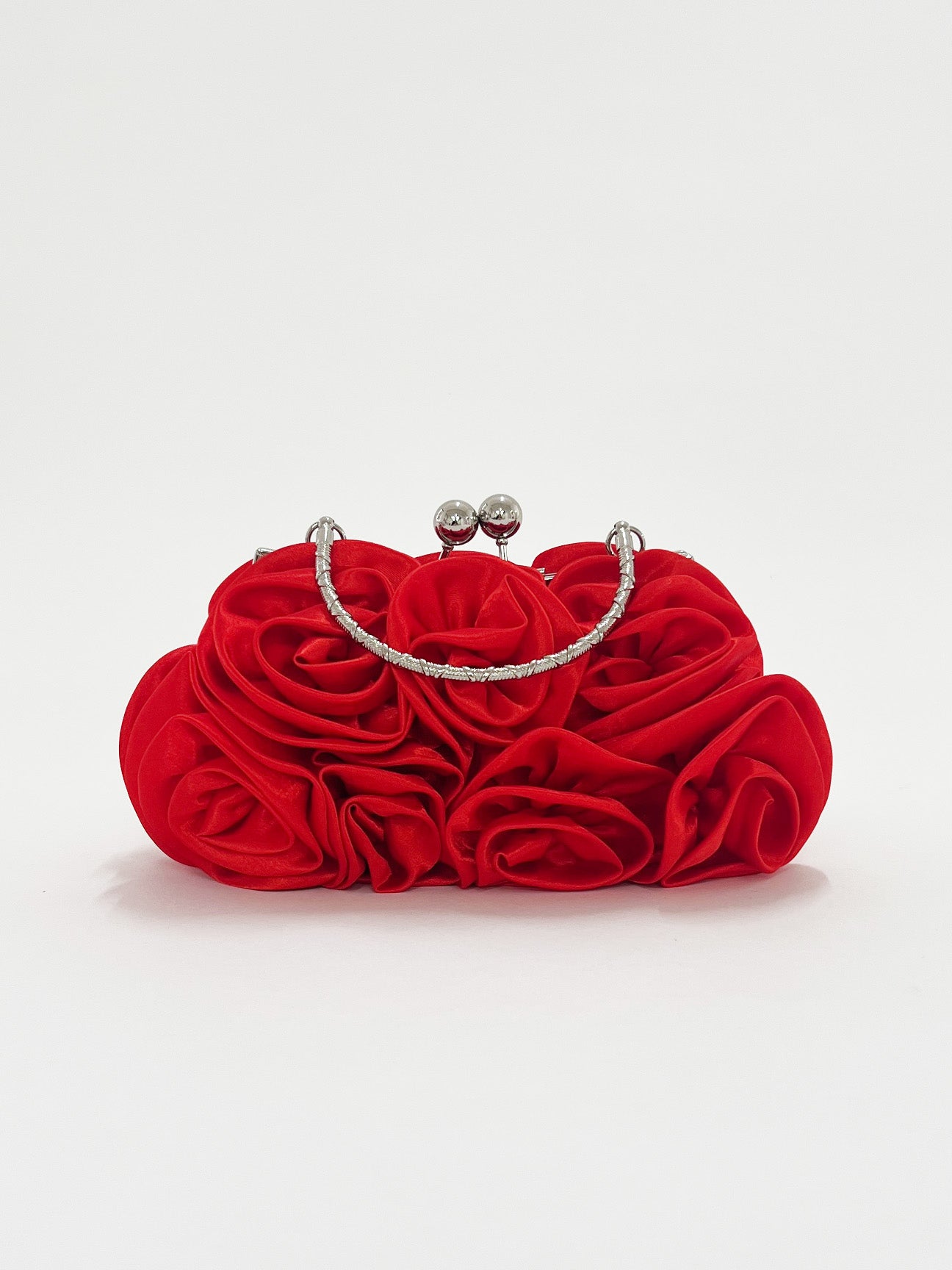 3D Rose Clutch Bag In Red HB331504