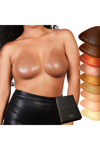NudeCaramel - Premium 3D Invisible Sculpt, Lift And Go Adhesive Bra by Naylaleex