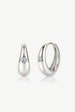 Moissanite Hoop Earrings by MUCHV