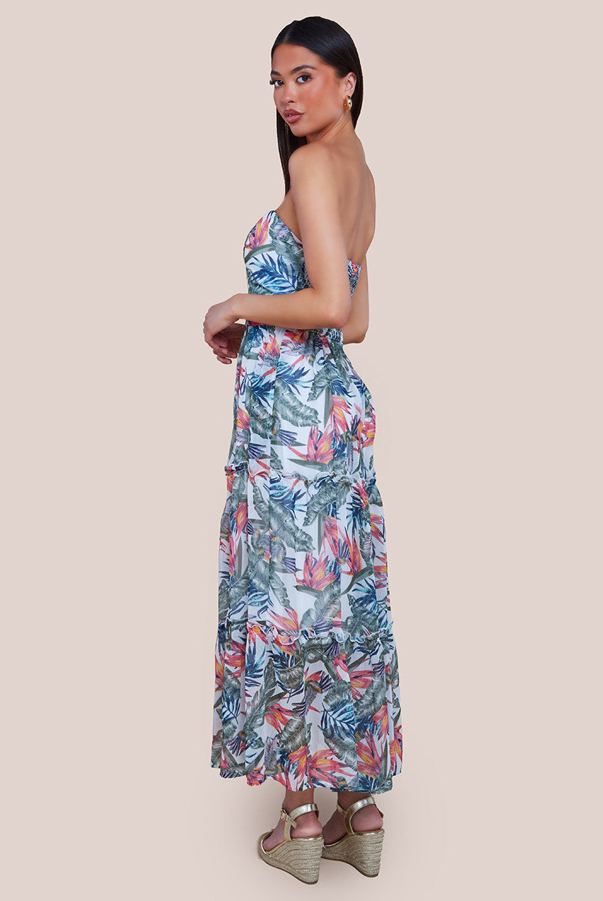 Bandeau Printed Maxi - Jungle Print DR3562