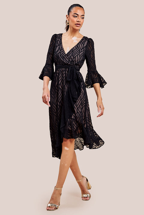 Graduation wrap dress best sale