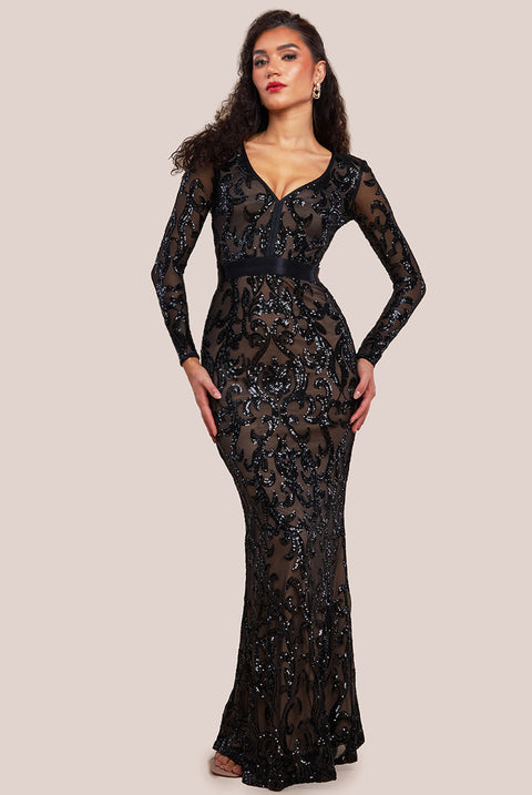 Black Maxi Dresses for Women Goddiva