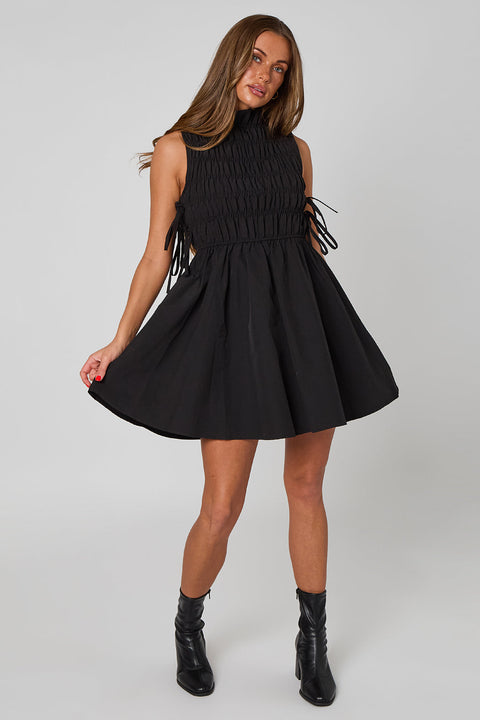 Shirred Mini Dress by Urban Bliss