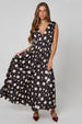 Spot Elasticated Waist Maxi Dress by Urban Bliss
