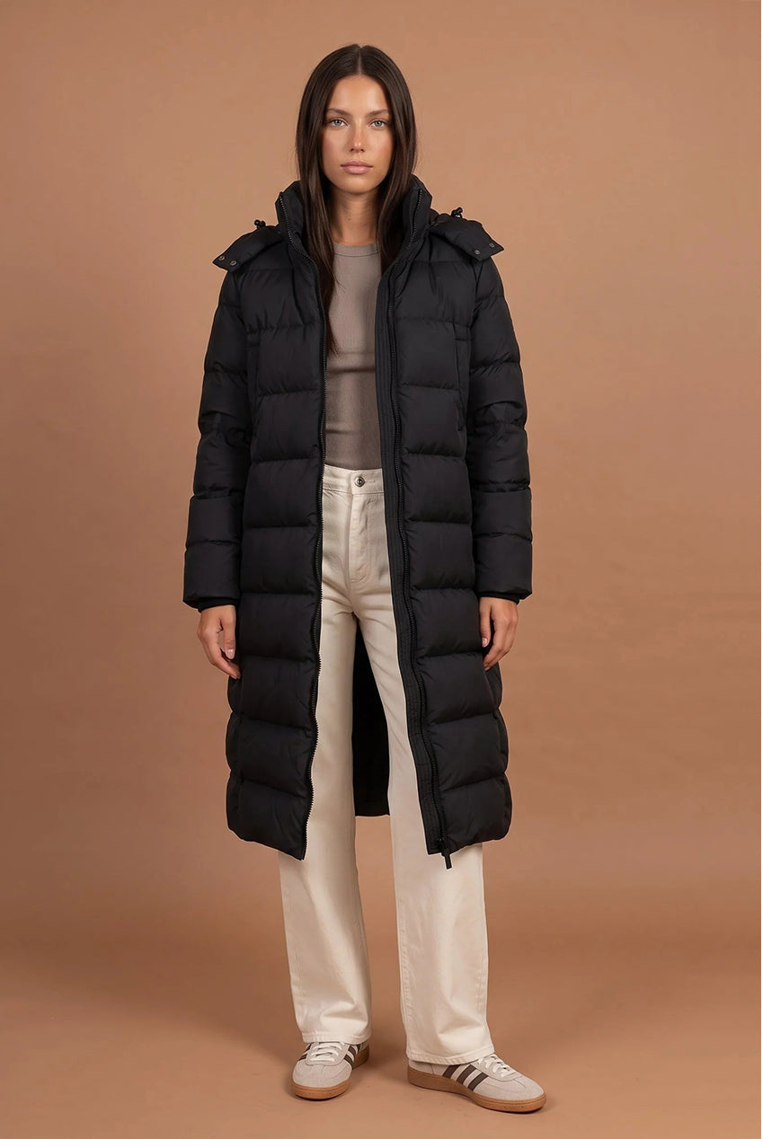 Seamless Puffer Jacket Black 40JKT37858
