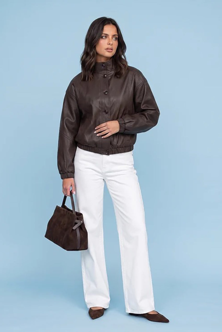 PU Oversized Jacket 40JKT38467