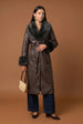 Fur Cuff Pu Jacket Chocolate by Urban Bliss