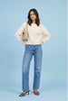 Embroidered Raglan Jumper by Urban Bliss