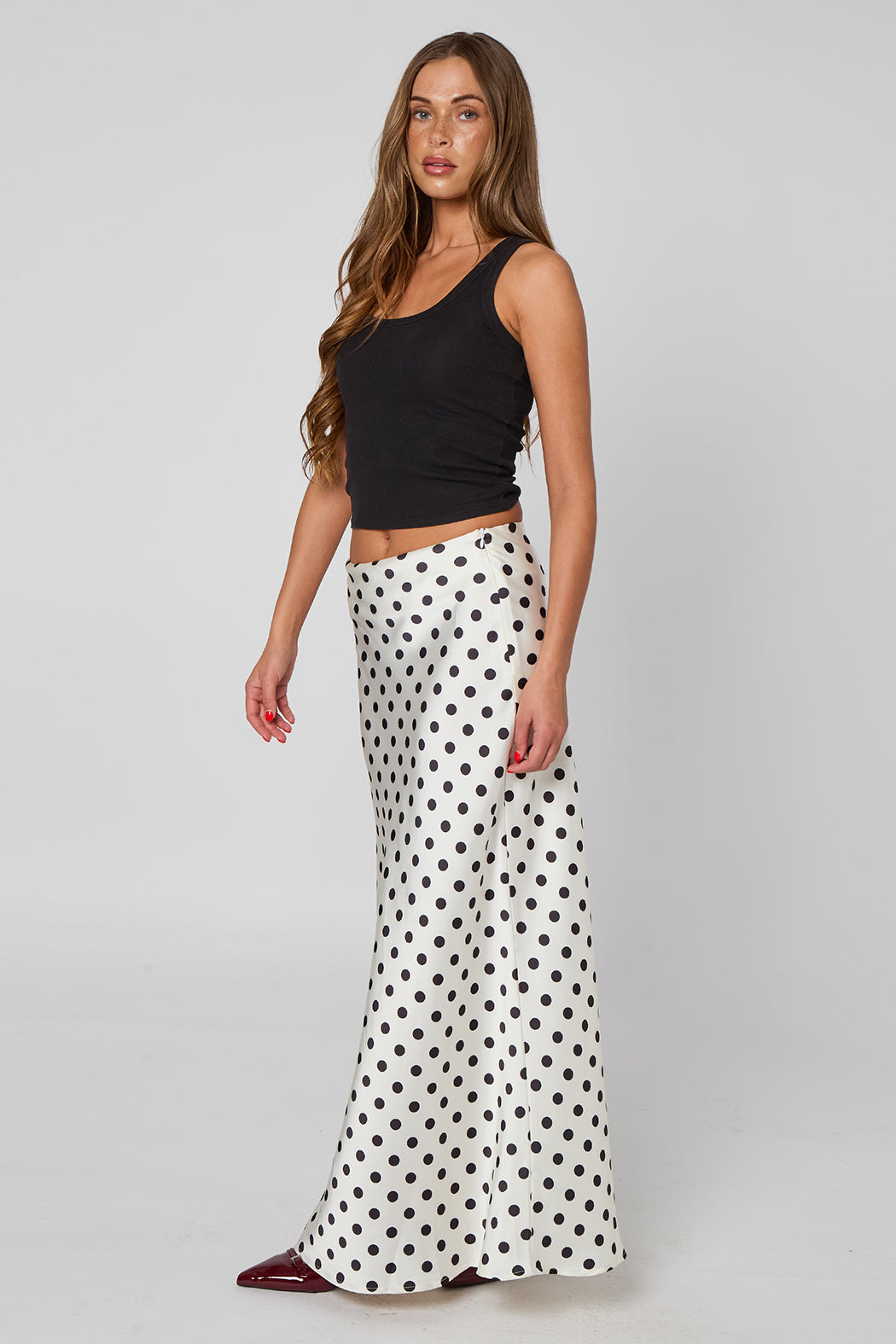 Spot Maxi Skirt 40SKT37759-c13