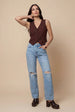Metallic Waistcoat Chocolate by Urban Bliss