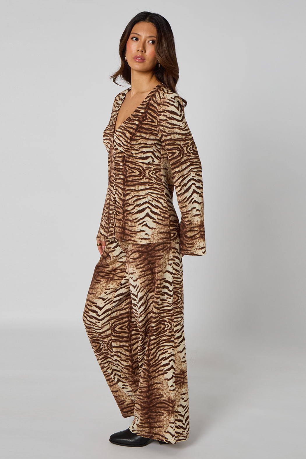 Zebra Wide Leg Trousers 40TRS37809-c29