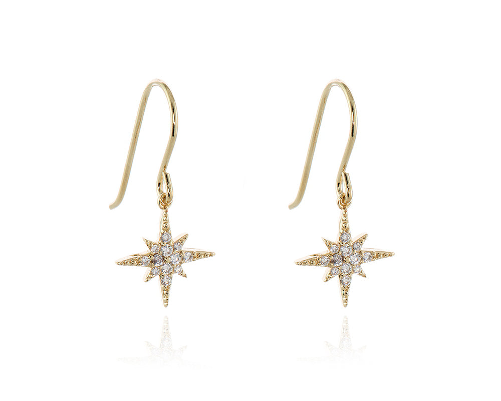North Star Gold French Wire Earrings 413337G322