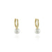 Cachet London Padma 8mm Pearl Gold Hoop by Cachet London