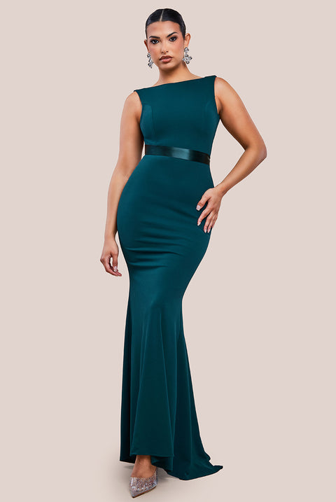 Eris Bridesmaid Maxi Fishtail Dress ERIS EMERALD