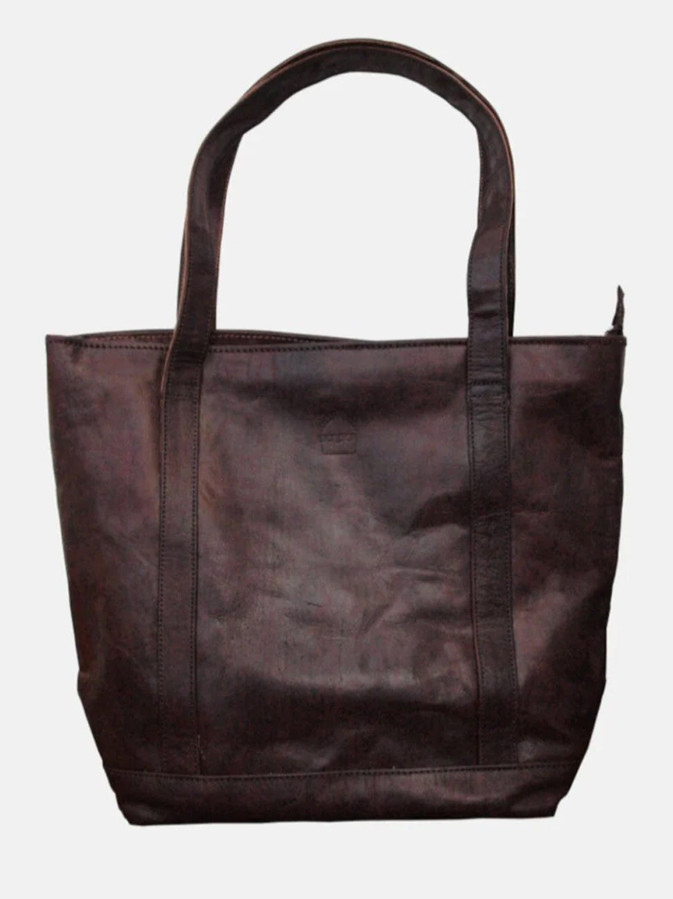The Nador Tote Bag In Dark Brown 4402