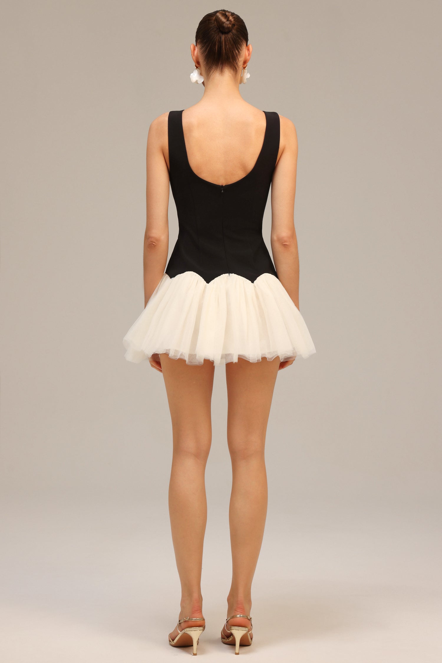 Salamo Sleeveless Diamond Mini Dress C250500034