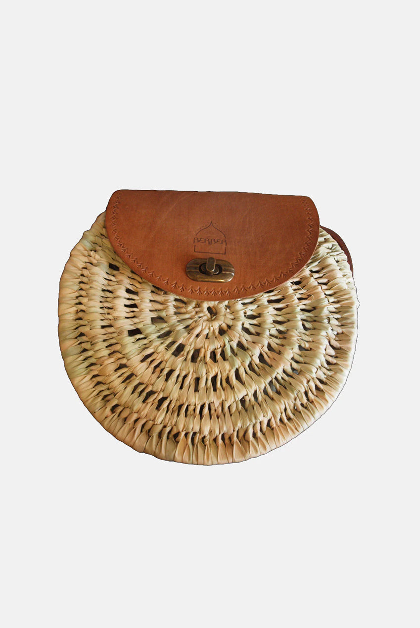 The Safi Rattan Round Bag - Loose Weave 7001