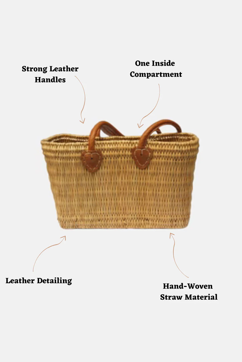 The Safi Small Basket Tote 7005