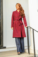 Double Breasted Shawl Collar Coat by Double Second