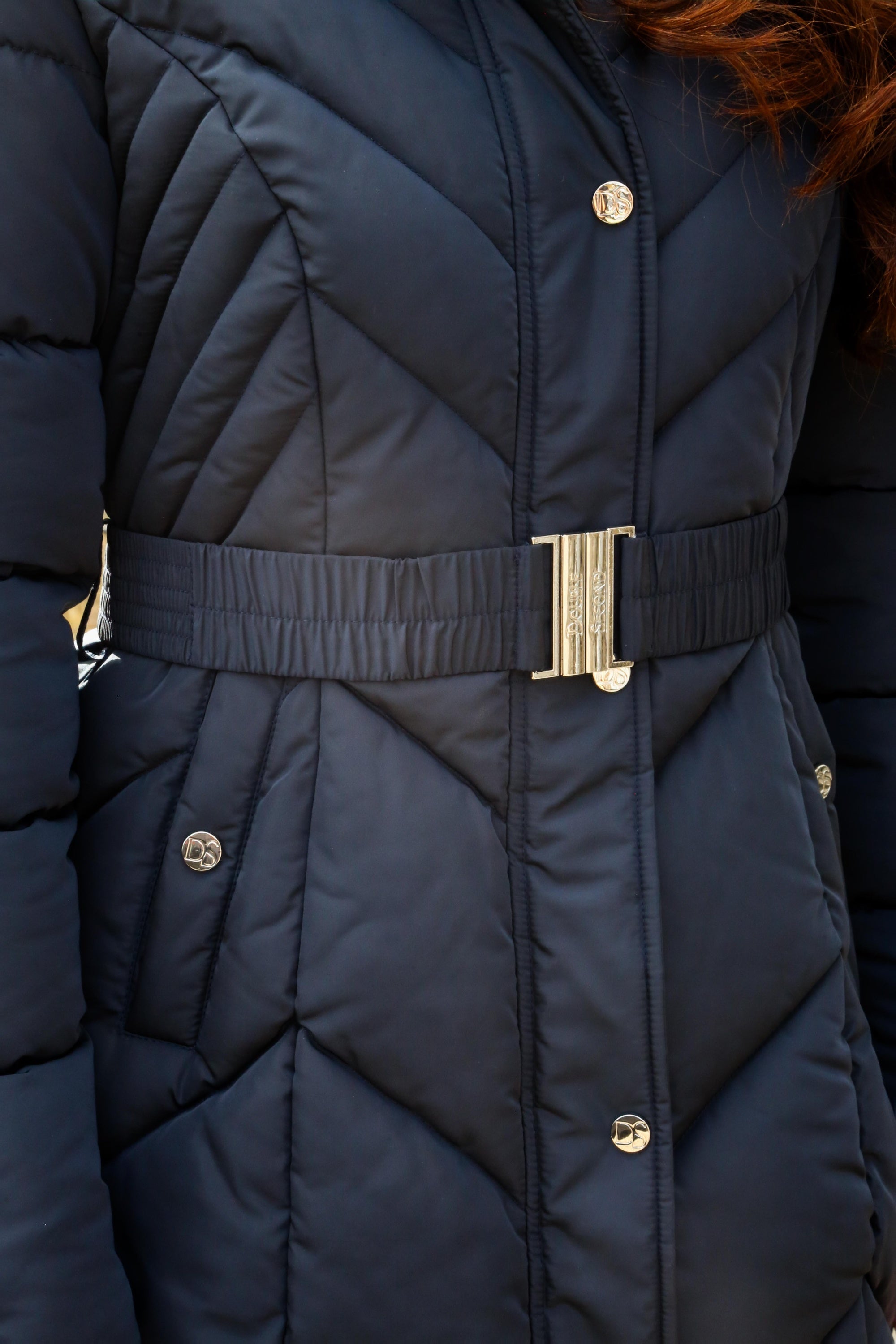 Long Padded Belted Puffer OU0000626