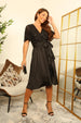 Sequin Dress With Tea Sleeves by Double Second