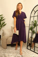 Lace Wrap Front High Low Hem Dress by Double Second