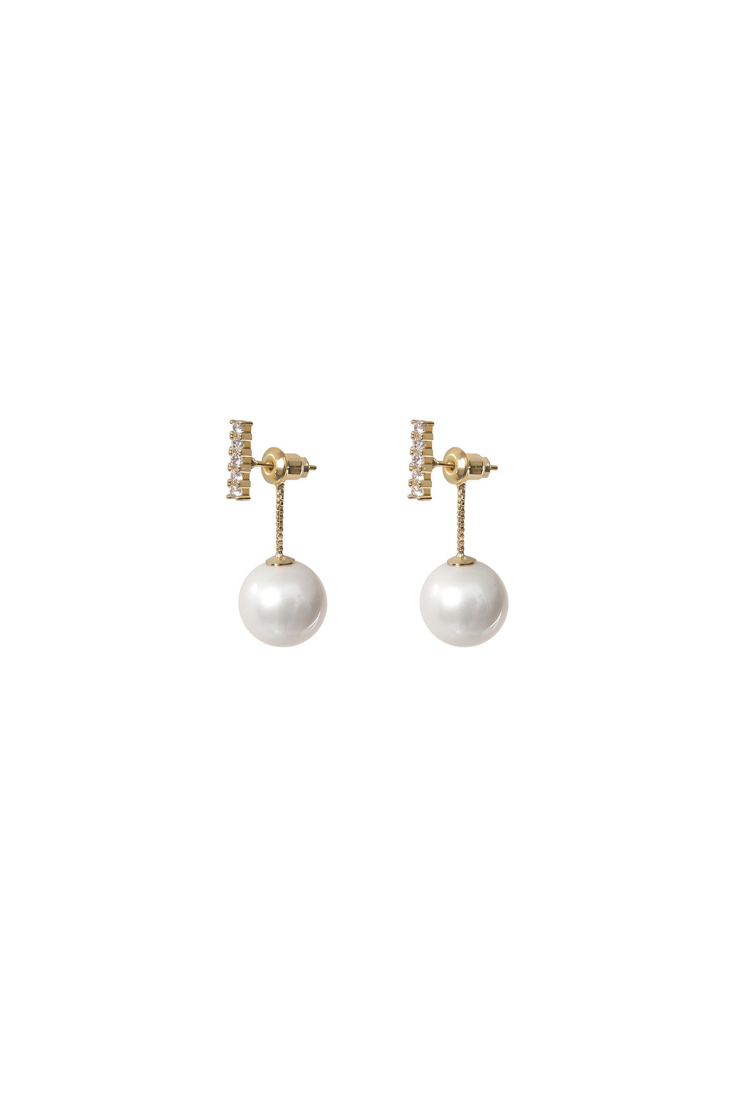 Talia Diamond Pearl Mini Earrings A241200315
