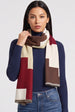 Multi Ladies Abstract Geometric Print Scarf by Gini London