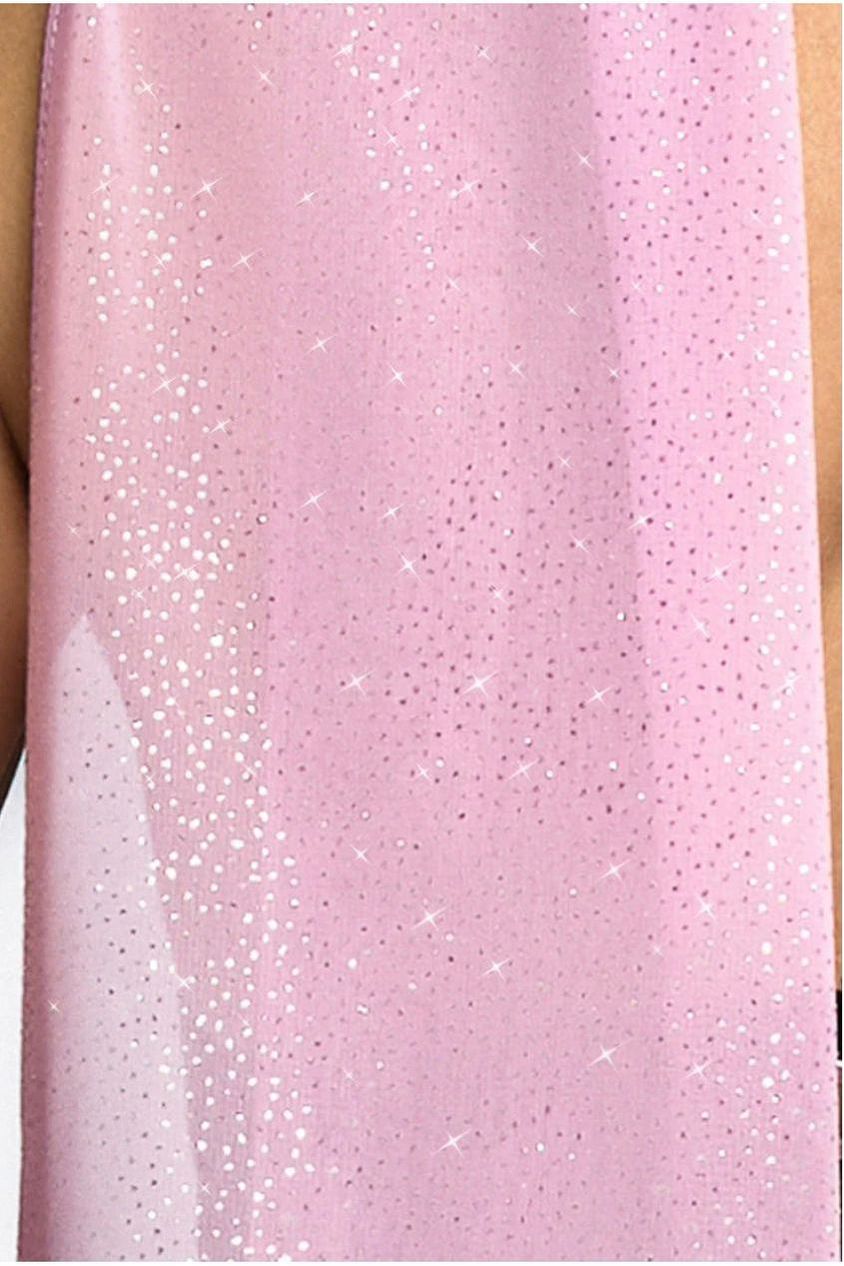 Glitter Chiffon Scarf AC02