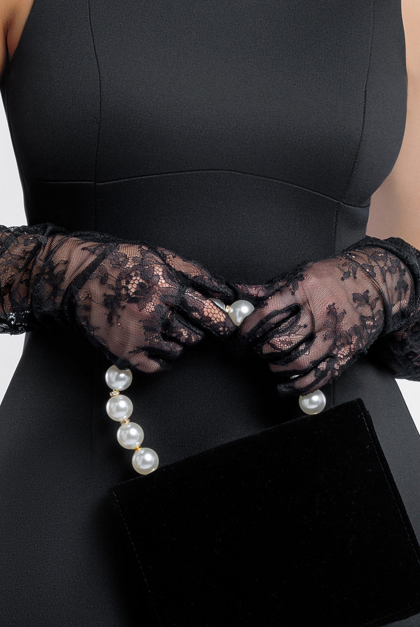 Embroidered Mesh Gloves AC11