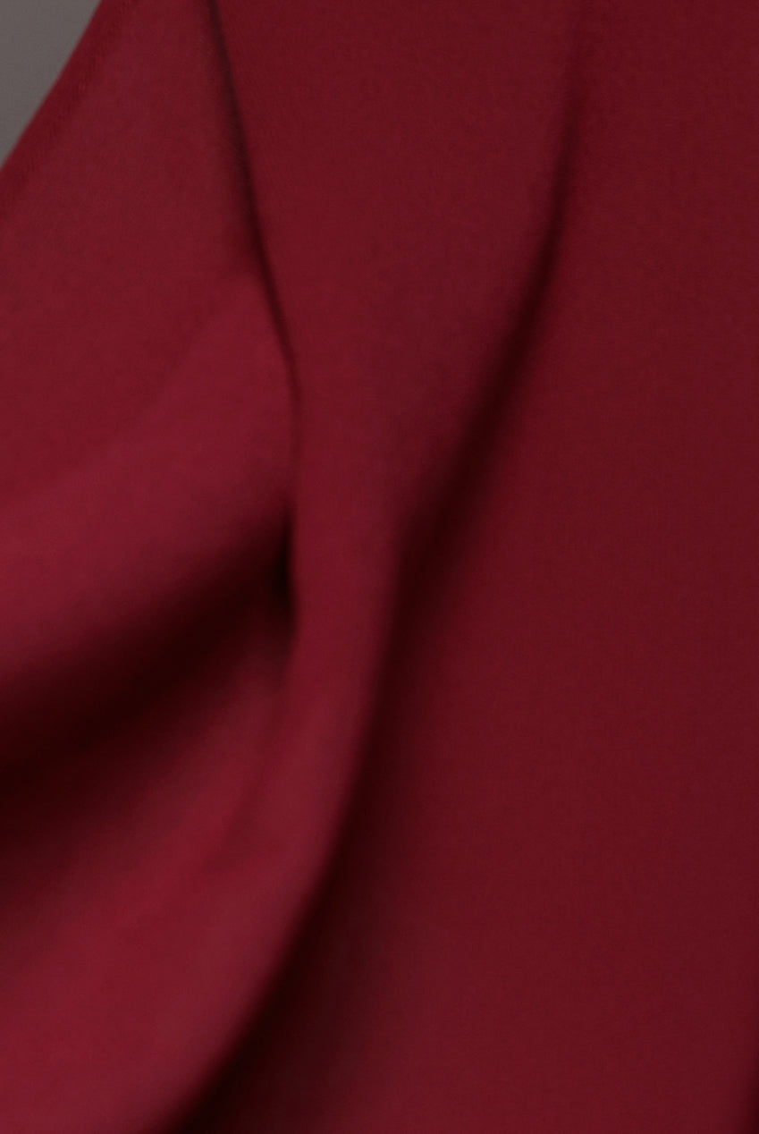 Chiffon Scarf - Burgundy AC15