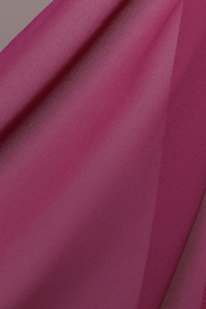 Chiffon Scarf - Magenta AC15