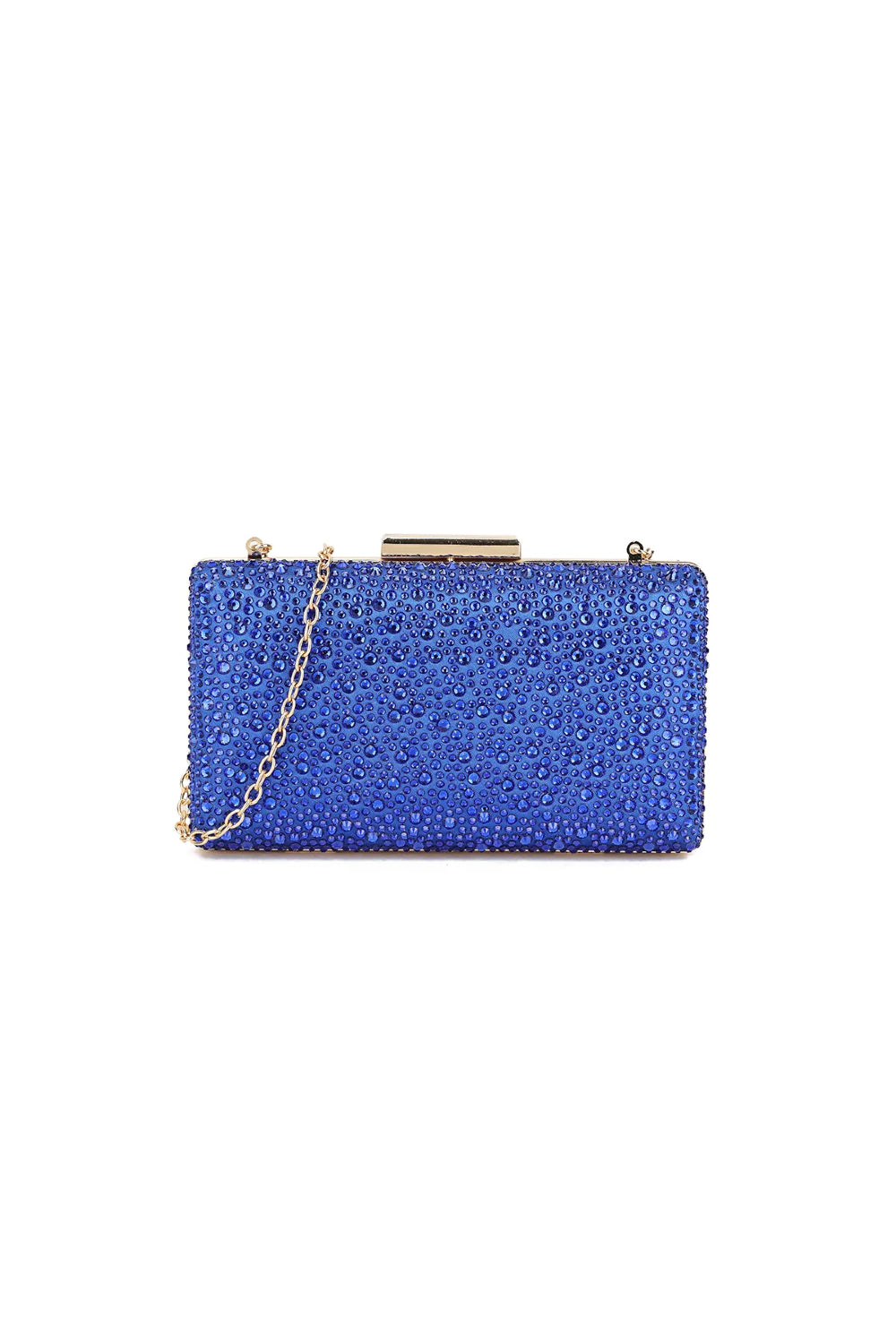 Royal Blue Glitter Evening Clutch Bag ALH3105