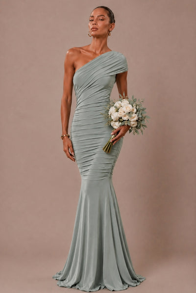 Alicia Sage Green Multiway Wear Bridesmaids Maxi Dress