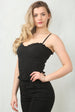 Black Body-Contouring Corset Top by Avinci