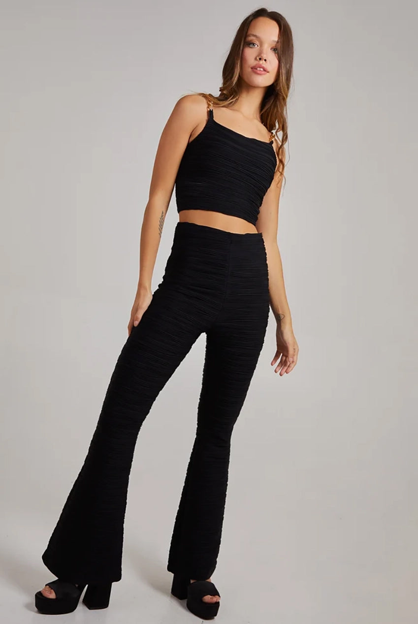 Swirl Rib Gold Chain Top AW22127