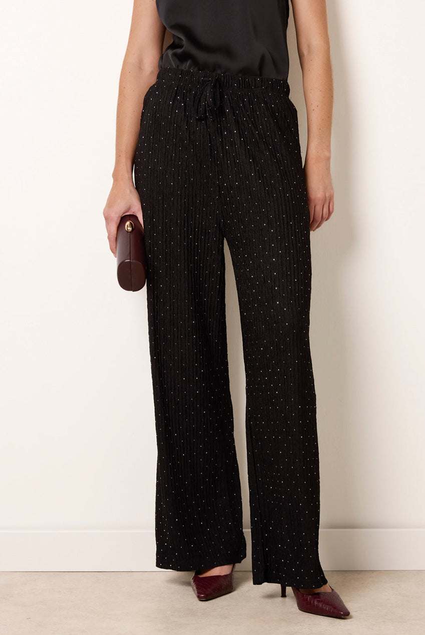 Diamante Textured Trousers AW26025B003