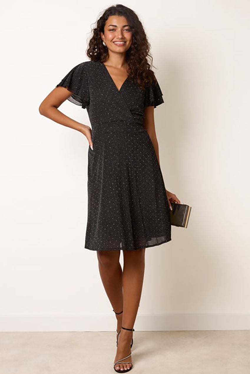 Diamante Wrap Dress AW26045B003