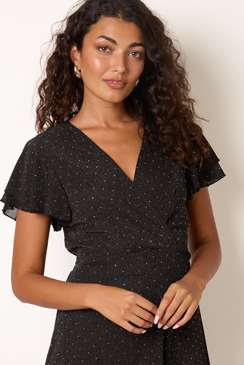 Diamante Wrap Dress AW26045B003