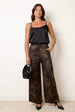 Elastic Waist Printed Trousers by Blue Vanilla