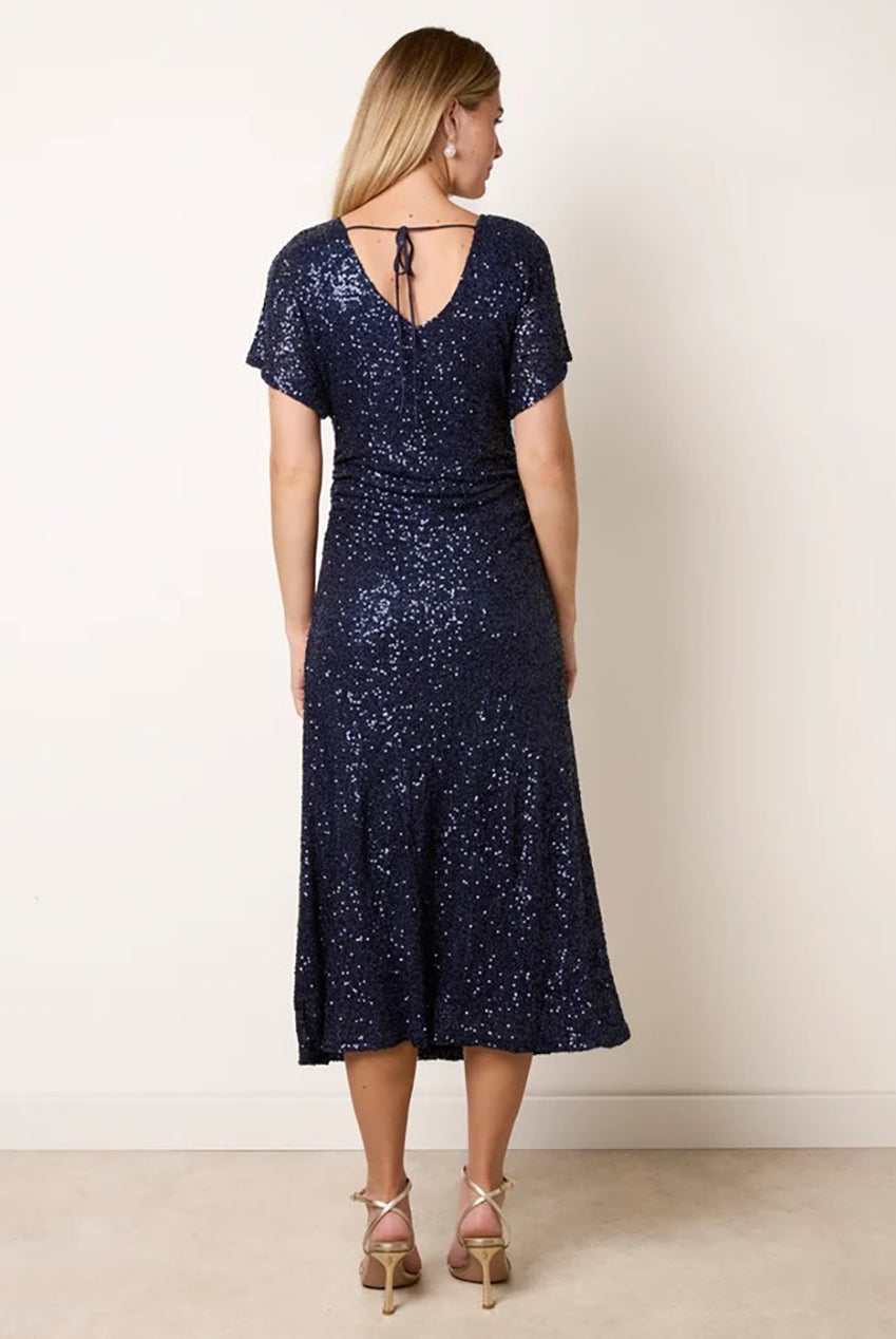 Ruched Midi Sequin Dress AW26074B008