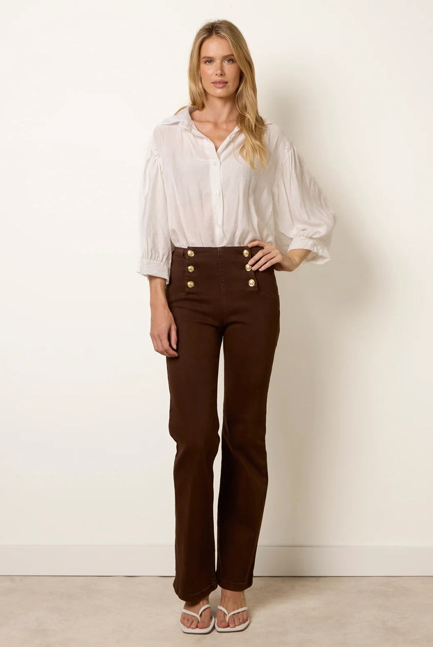 Triple Button Front Jeans AW26120B030