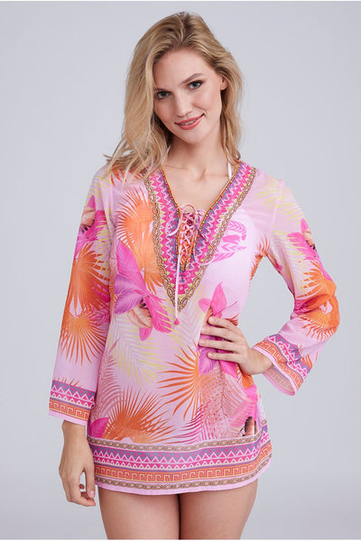 Pink - Adalia Cover Up - Pink by Pia Rossini